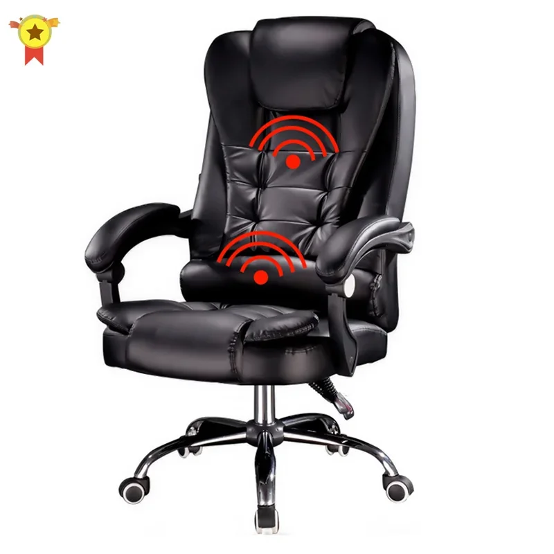 Новые продукты, компьютерное кресло boss из искусственной кожи, офисное домашнее вращающееся массажное кресло, регулируемое по высоте кресло с подставкой для ног