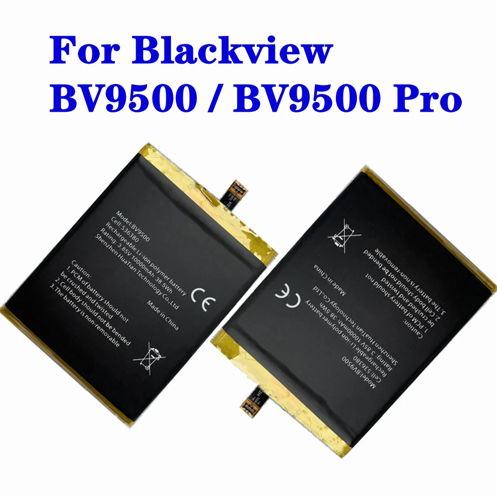 Новый Оригинальный Аккумулятор Телефона BV9500 Pro 10000 мАч Для Blackview BV9500/BV9500 Pro MT6763T 536380 Запасные Батареи Для смартфонов
