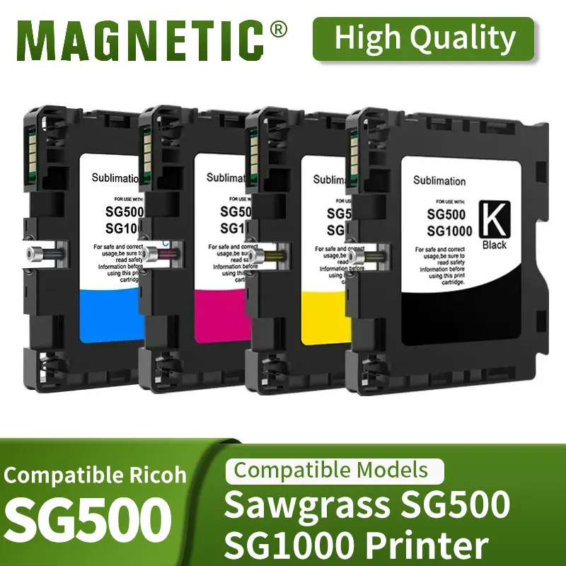 Новый совместимый для Ricoh чернильный картридж SAWGRASS SG500 SG1000 с чипом SG500 Цветной чернильный картридж формата A3 SG1000 с вспомогательными чернилами