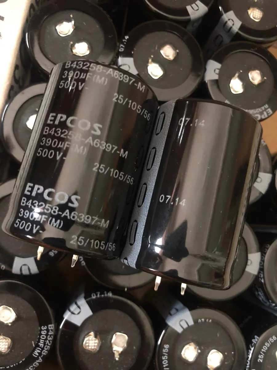 Новый электролитический конденсатор B43258-A6397-M 500V390UF EPCOS CAP 2P 550V390UF Внутренняя контейнерная доставка может включать почтовые расходы