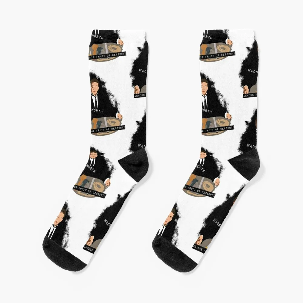 Носки The Butler Wadsworth, спортивные носки с рождественским рисунком, носки для девочек, мужские носки
