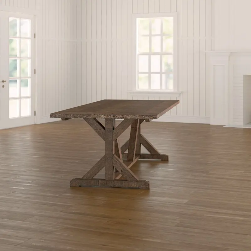 Обеденный стол из цельного дерева, белое восковое дерево, дерево североамериканского черного ореха, стол для переговоров, необработанное дерево, офисный стол