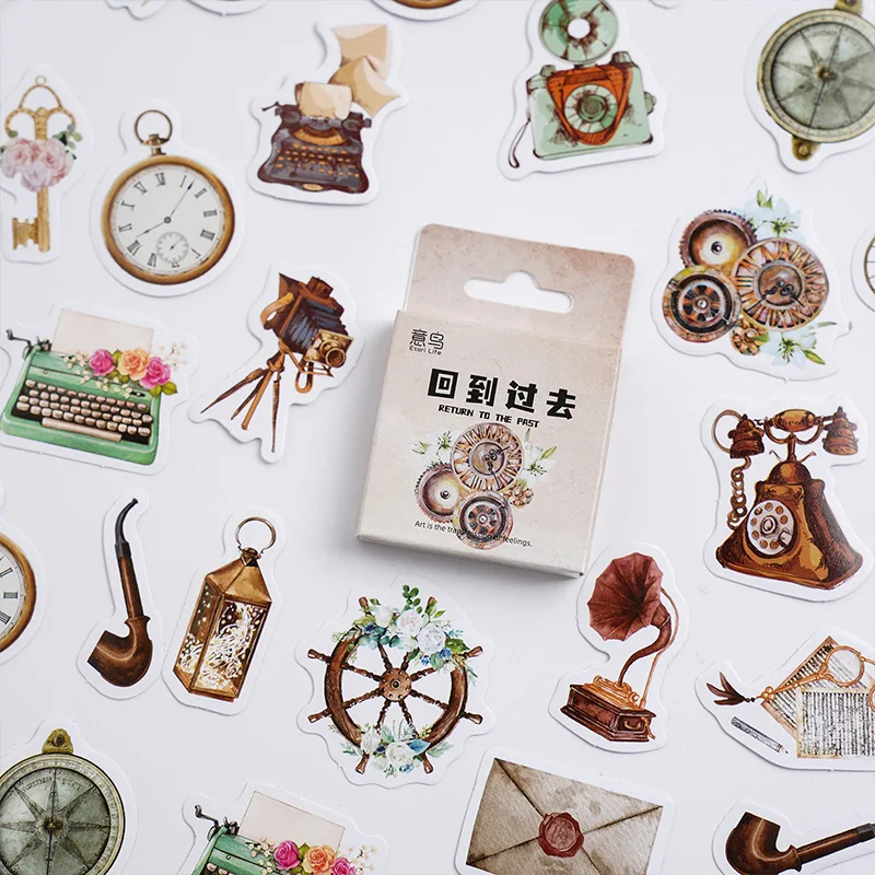 Объемные 10 упаковок винтажных карманных часов в стиле деко серии 