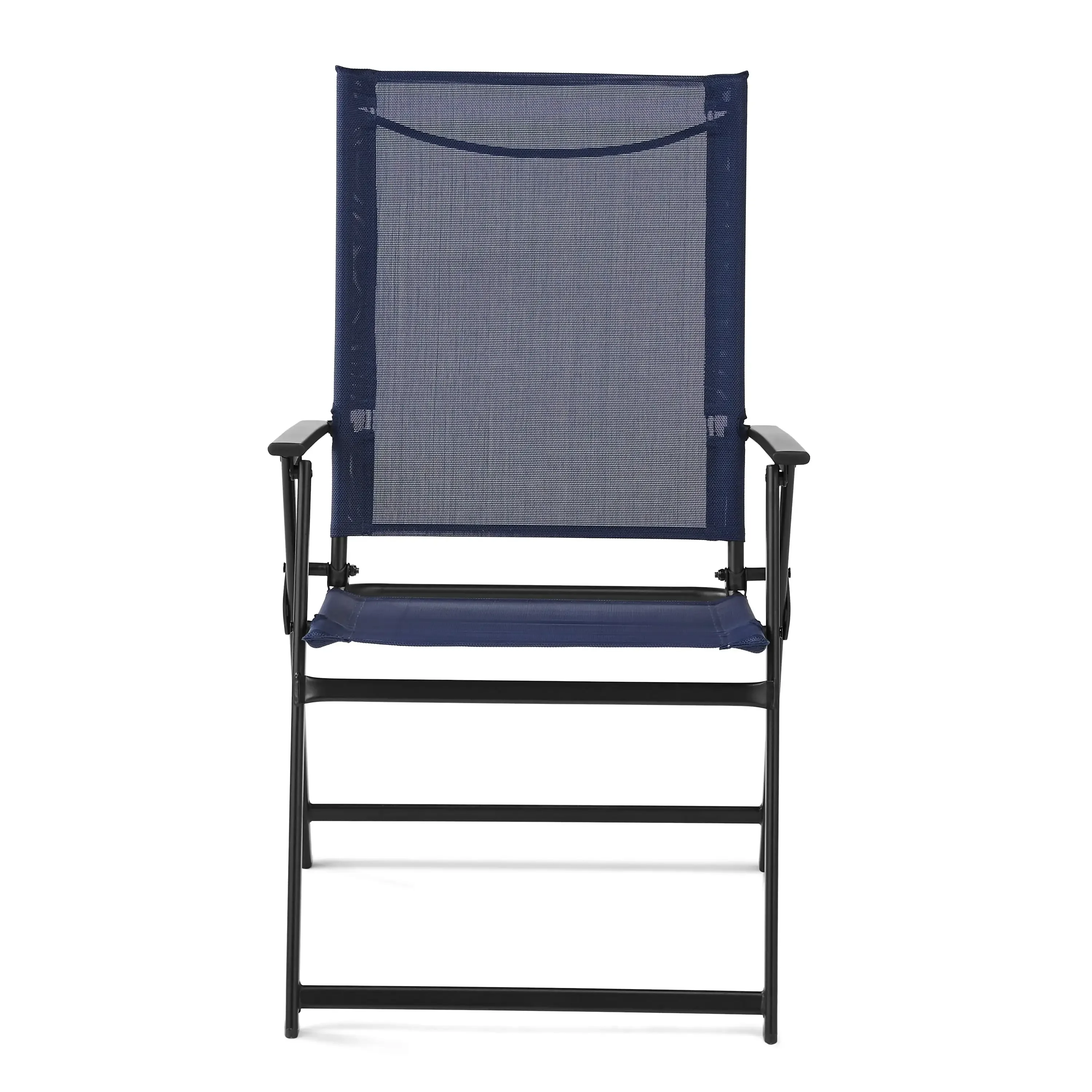 Опоры Greyson Square, набор из 2 складных стульев для патио, темно-синий