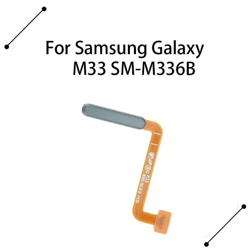 Оригинал Для Samsung Galaxy M33 M336 Кнопка Home Датчик Отпечатков Пальцев Touch ID Боковая Клавиша Гибкий Кабель