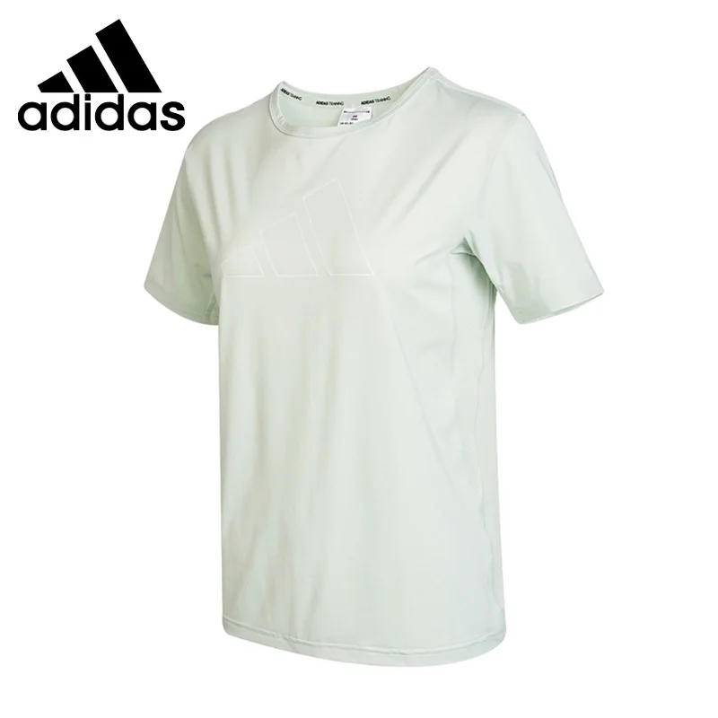 Оригинальные Женские футболки Adidas WTR HIIT T Нового поступления, спортивная одежда с коротким рукавом