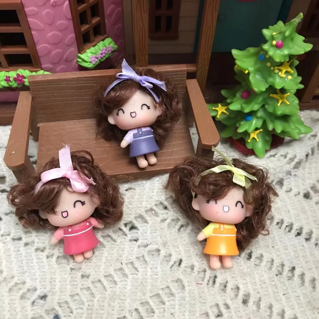 Оригинальный 3 шт./компл. муссовая кукла детская вечеринка игровой дом игрушка в подарок