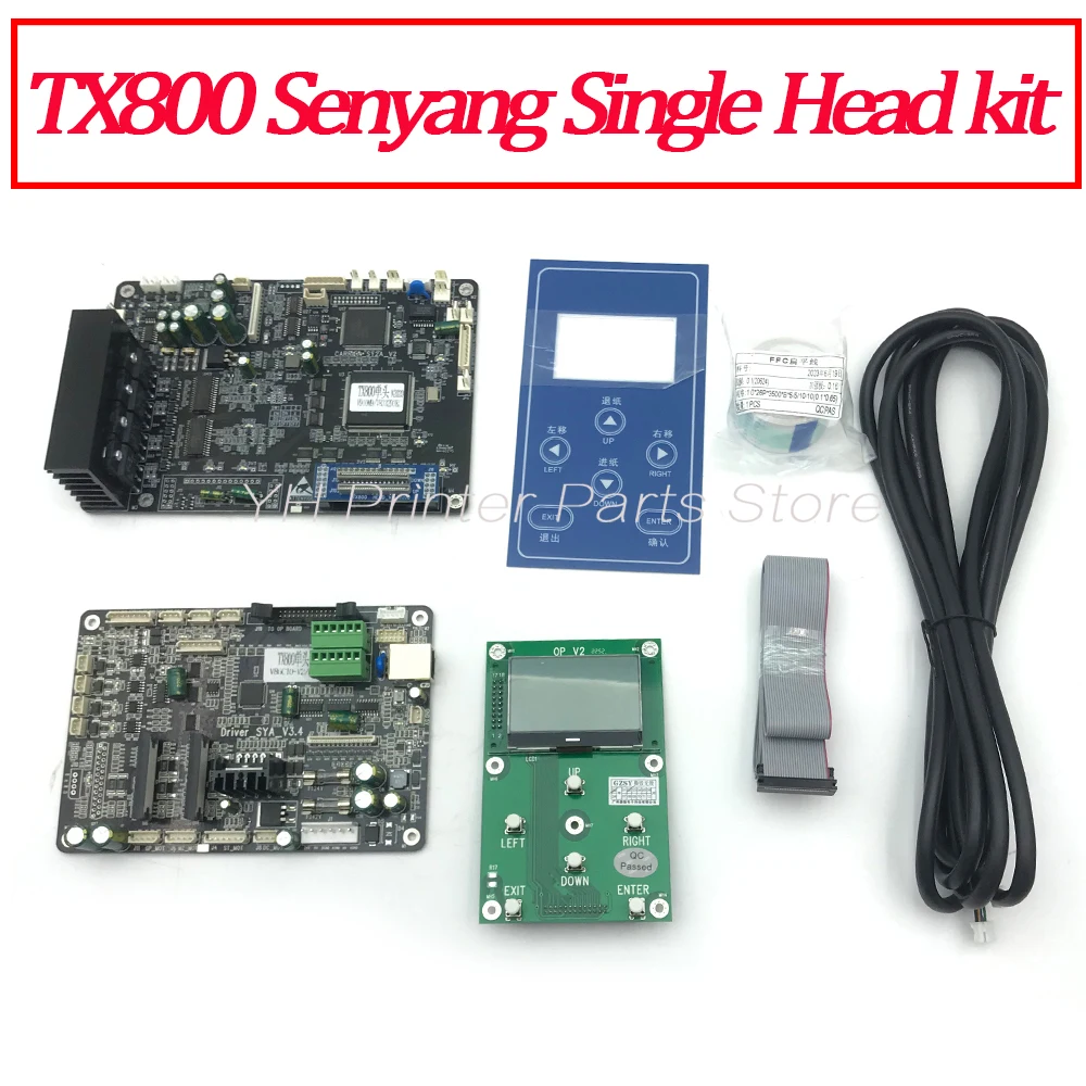 Принтер TX800 Senyang Single Head board kit Board ECO UV для Epson Плата для печати CMYK для Epson xp600/DX5/DX7/4720/i3200