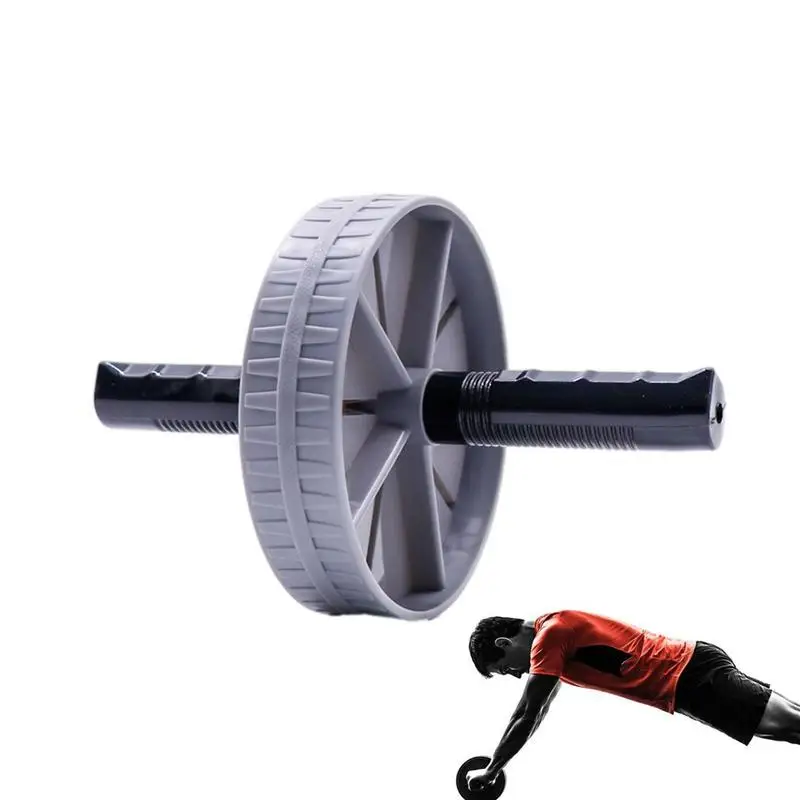 Роликовое колесо для пресса Прочное оборудование для тренировки пресса с ручками для мужчин и женщин Тренировочное оборудование для тренажерного зала