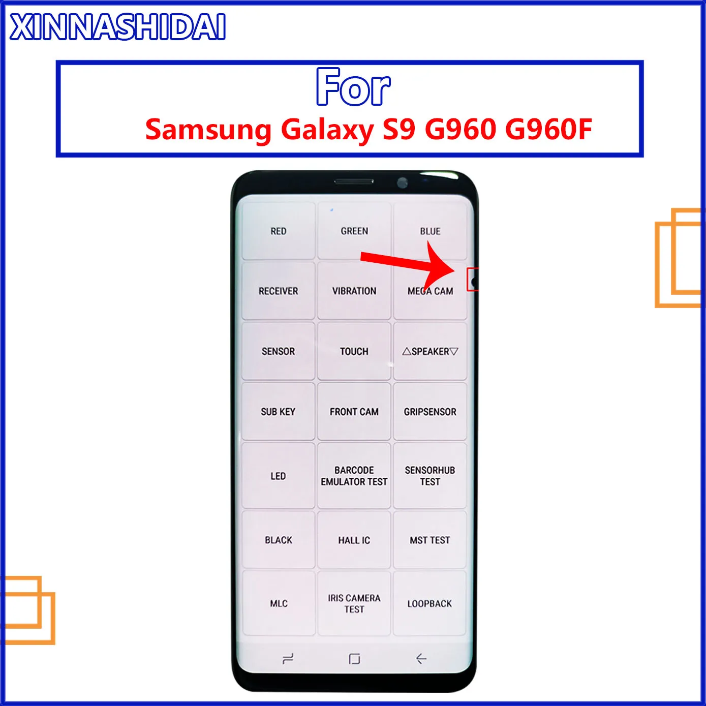 С дефектом AMOLED LCD S9 Для Samsung Galaxy S9 Дисплей Сенсорный Экран Дигитайзер Для samsung S9 LCD G960 G960F С тенью ожога