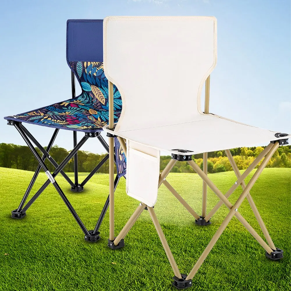 Складной стул для рыбалки на открытом воздухе, походный стул для студентов-искусствоведов, портативный сверхлегкий стул