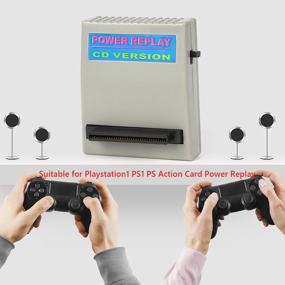 Сменная Игровая Карта Power Card Аксессуары для Игровых Консолей Playstation1 PS1 Game Action Card Power Replay