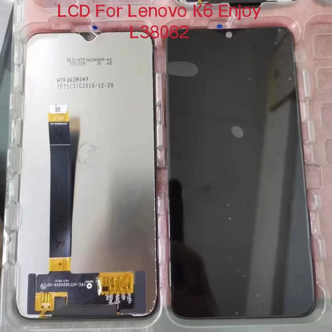 Совершенно Новый Оригинальный Дисплей Для Lenovo K6 Enjoy L38082 С ЖК-дисплеем и Сенсорной панелью, Стеклянный Дигитайзер В Сборе