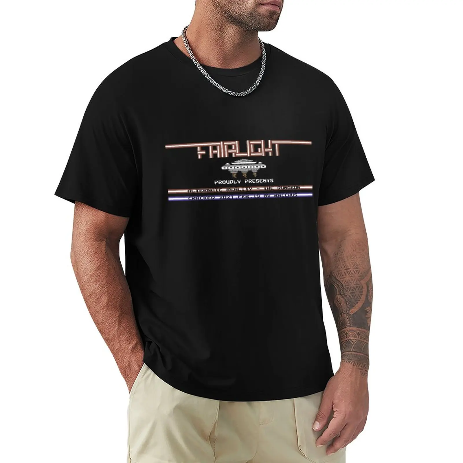 Специальная футболка FairLight Legendary / Альтернативная реальность, топы больших размеров, милая одежда, мужские футболки