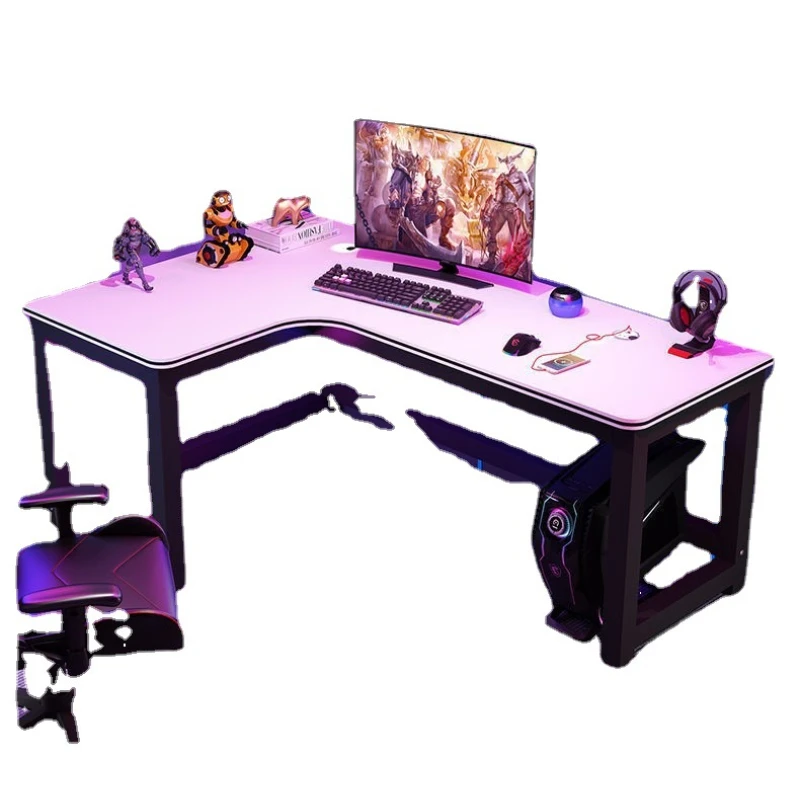 Угловые Игровые столы Настольный Компьютерный Стол и Стул Комбинированный Рабочий Стол L-Образный Бытовой Минималистичный Письменный Стол