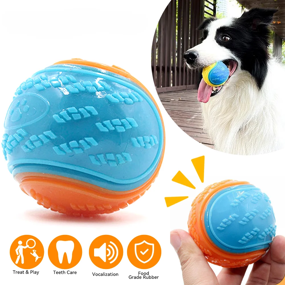 Устойчивый к укусам собак резиновый мяч Со вкусом говядины Эластичный мяч Предотвращает разбивание собакой предметов для дрессировки собак