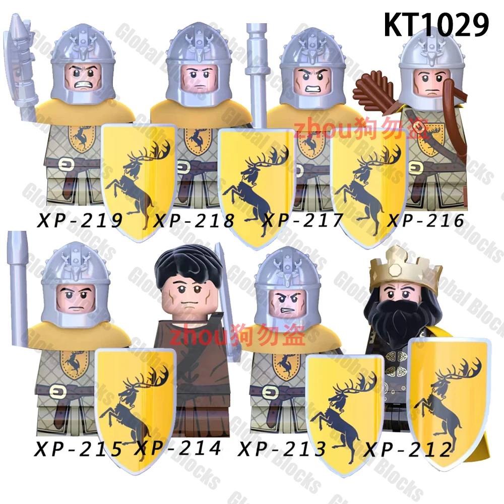 Фигурки средневековых римских солдат, собранные строительные блоки, развивающие кирпичи, игрушки, Рождественский подарок для детей KT1029