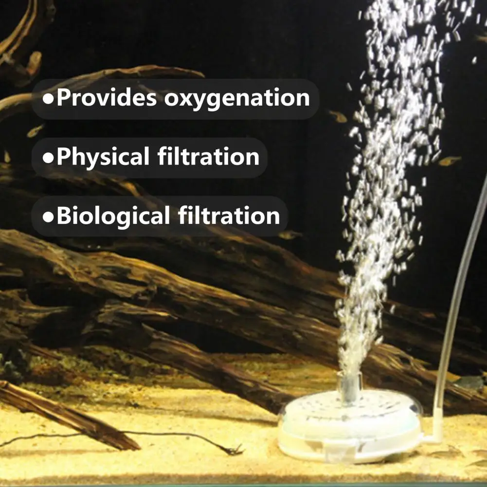 Фильтр для аквариума Компактный Эффективный аквариумный фильтр Ультратонкий погружной аэрационный фильтр для аквариумов Тихий для маленьких