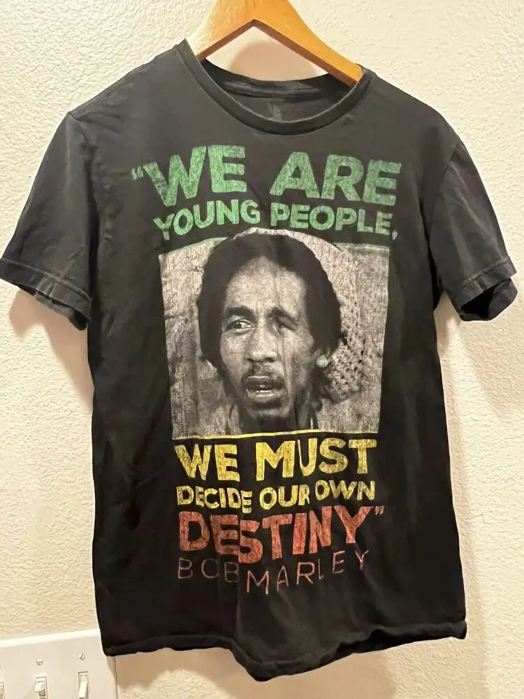 Футболка Bob Marley We are Young People Shirt S Vintage Wash Black