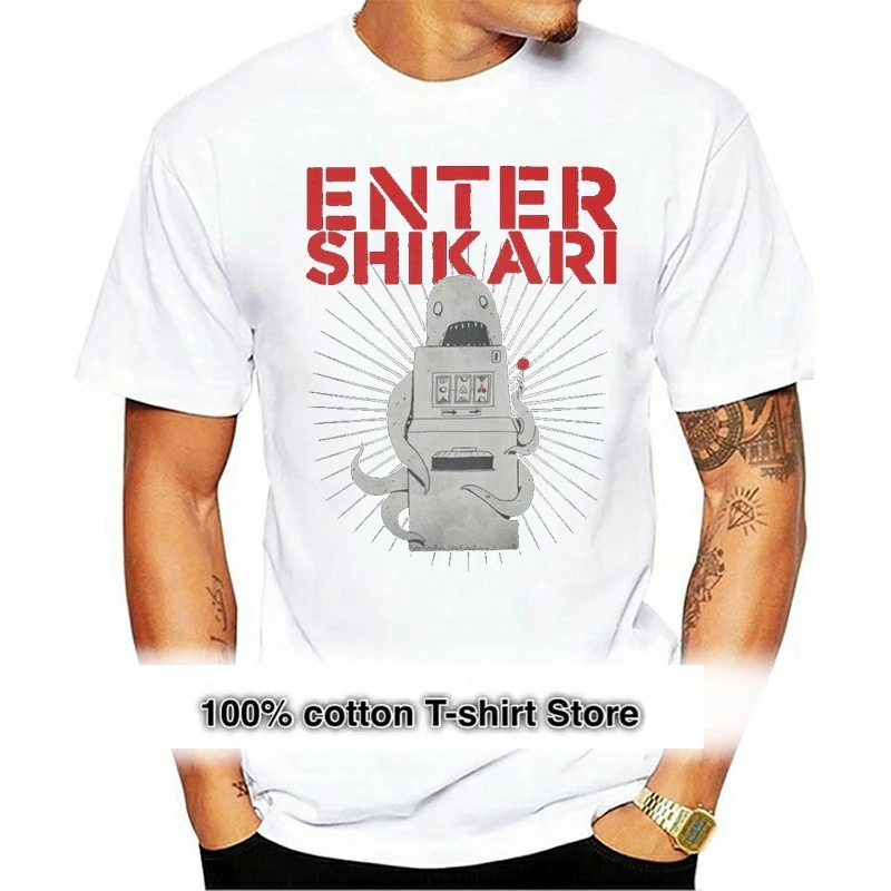 Футболка Enter Shikari 'Synaw' из нового хлопка, новые забавные топы унисекс, футболка