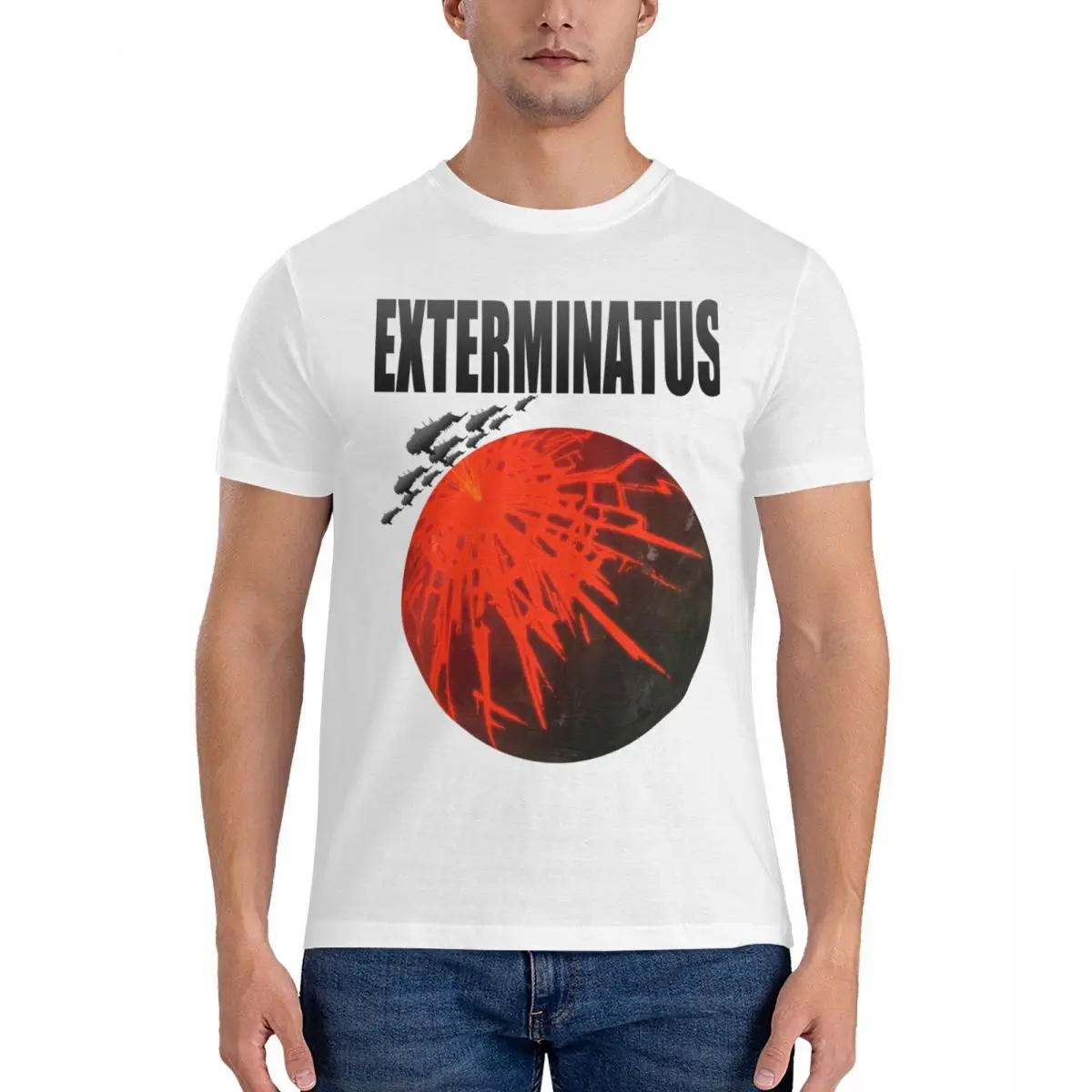 Футболка Exterminatus Title Essential, мужские облегающие футболки для мужчин, милые топы