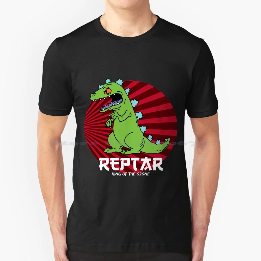 Футболка Reptar, King Of The Ozone, футболка из 100% хлопка, японская футболка Reptar The Devil Wears