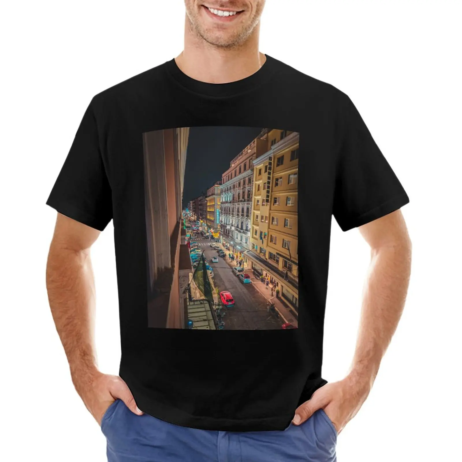 Футболка Roman Street by Night, футболки для любителей спорта, забавные футболки, футболки для мужчин