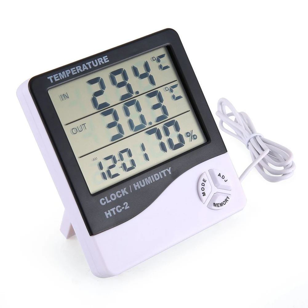 Цифровой Датчик температуры Электронный Измеритель Влажности, Измеряющий Влажность в помещении на открытом воздухе для Домашнего помещения в зависимости от Погоды И Качества воздуха