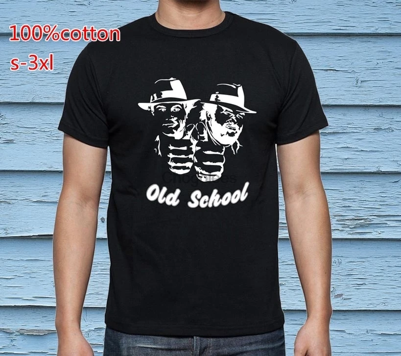 Черная мужская футболка Bud Spencer Terence Hill старой школы