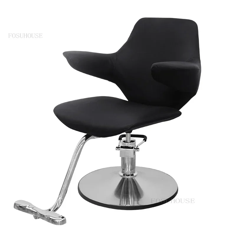 Эргономичные Профессиональные парикмахерские кресла для отдыха, Вращающееся Парикмахерское кресло для макияжа, Коммерческая мебель для салонов красоты Q