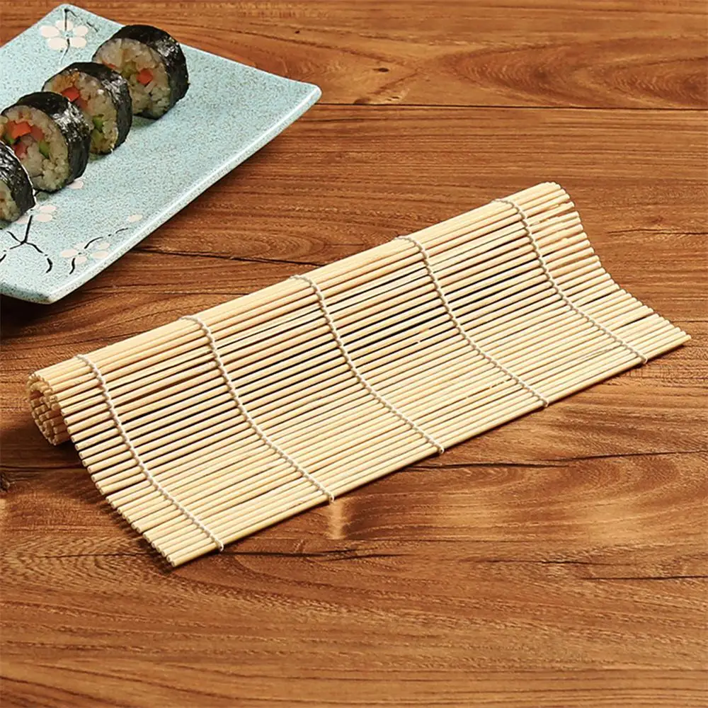набор для суши 24x24 см, Бамбуковые коврики для раскатки, Лопатки для риса, Инструменты, форма для суши kawaii, бамбуковые Кухонные принадлежности, японская кухня