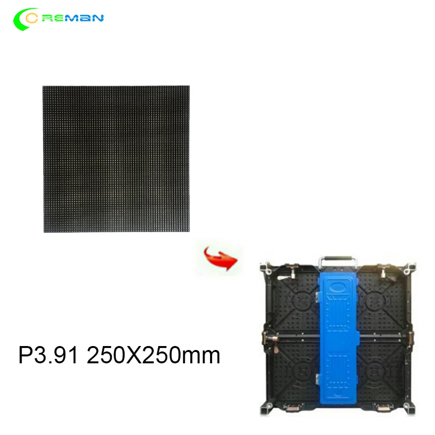 самая дешевая rgb светодиодная матричная панель p3.91 250mm x 250mm, арендная сценическая светодиодная настенная светодиодная дисплейная панель цена p3.9